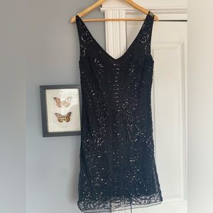 Beaded Black Dress
